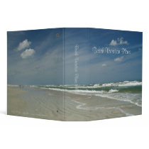 Beach Vacation Plans 2" 3 Ring Binders