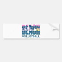 Beach Volleyball Bumper Stickers