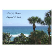 Beach Wedding Invitation