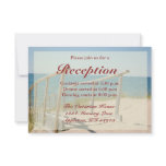 Beach Wedding Reception Cards - Beach Staircase Personalized Announcements