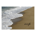 Beach Wedding RSVP Response Card Custom Announcements