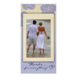 Beach Wedding Thank You Photo Card