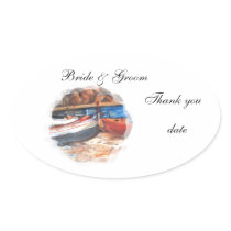 beach weddings sticker