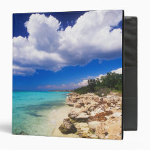 Beaches, Barahona, Dominican Republic, 2 Vinyl Binders