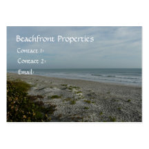 Beachfront Properties/Real Estate Business Cards