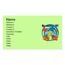 Beachin' It T-shirts and Gifts Business Cards