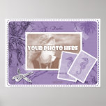 Beachwalker Collage - Sea Lavender Poster