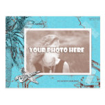 Beachwalker Collage - Turquoise Post Cards
