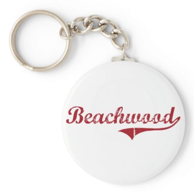 Beachwood Ohio Classic Design Keychain by cityshirt