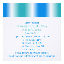 Beachy Peace Sign Party Invitation