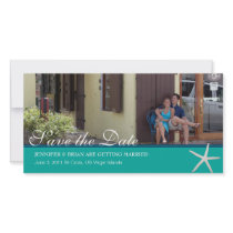 Beachy Save the Date Photocard