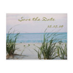 Beachy Wedding  - Save the Date Card postcards