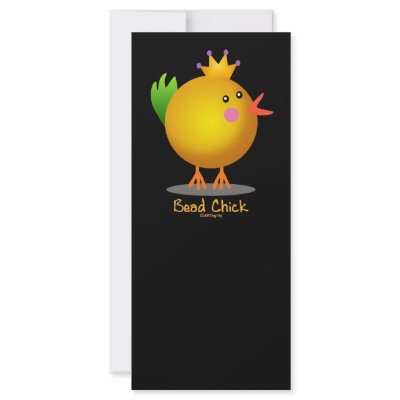 Bead Chick - Gold Custom Rack Card by ARTegrity