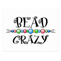 Bead Crazy Post Card
