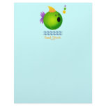 Bead Shark - Green Personalized Letterhead