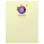 Bead Shark - Purple Letterhead Template