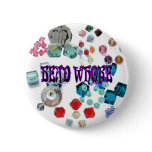 Bead Whore Pinback Button