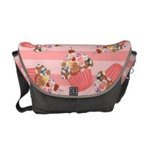 Beaded Cupcake Commuter Bag