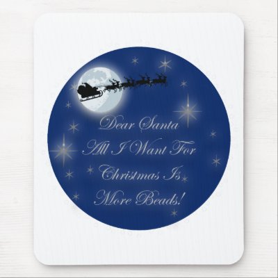 Beading Christmas Mouse Mats by TheChristmasBoutique