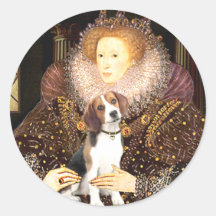 Beagle 1 - Queen Elizabeth I Stickers