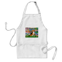 Beagle 7 - Lilies 2 Apron