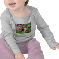 Beagle 7 - Lilies 2 T Shirt