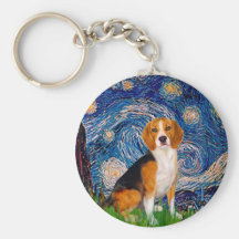 Beagle 7 - Starry Night Key Chains
