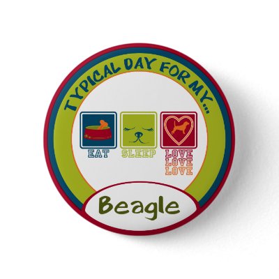 Beagle Buttons by taoofblue