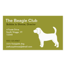 Beagle Carte De Visite