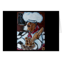 BEAGLE CHEF CARDS