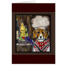BEAGLE CHEF CARDS