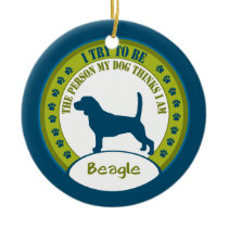 Beagle | Christmas Ornament