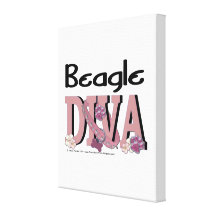 Beagle DIVA Canvas Prints