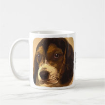 Beagle Dog face mug