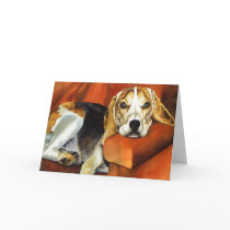 Beagle, Greeting Card