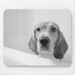 Beagle in the Bathtub Mousepad