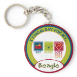 Beagle Keychain