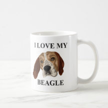 Beagle Love Coffee Mugs