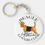 Beagle Lovers Club Keychain