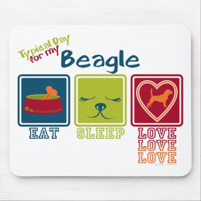 Beagle Mousepad by taoofblue