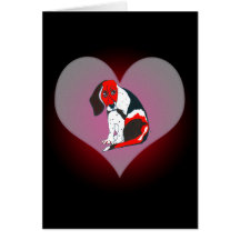 Beagle My Friend Bill My Heart Card