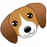 Beagle Photo Sculpture Keychain