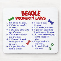 BEAGLE Property Laws 2 Mousepad