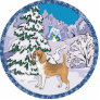 Beagle winter cut out