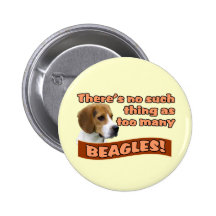 BEAGLES PINBACK BUTTON