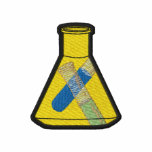 Beaker with Test Tubes embroidered shirts