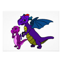 Beaky and Ikkle Custom Invitation