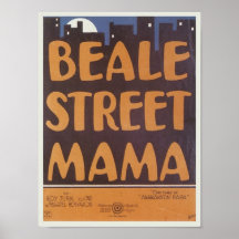 Beale Street Mama Vintage Songbook Cover Print