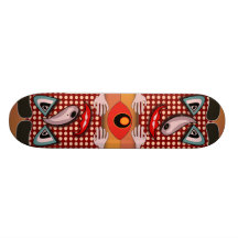Beam me up dotty skate deck