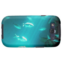 Beam of Light Underwater Fish Swimming Galaxy S3 Case